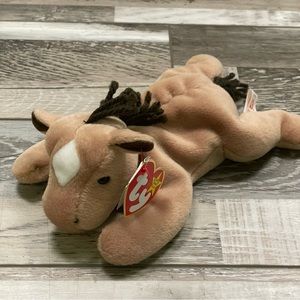 Vintage Ty Beanie Babies Derby The Horse NWT 1995